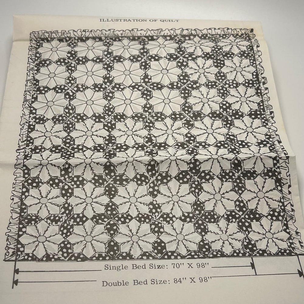 Vintage Reversible Puff Quilt Pattern #932 HTF RARE - Picture 9 of 9
